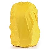 [PHOENIX IKKI] 18L-80L対応 バックパック 防水 防風 防塵 レインカバー 雨よけ リュックカバー ザックカバー 選べる6色 全5サイズ イエロー S