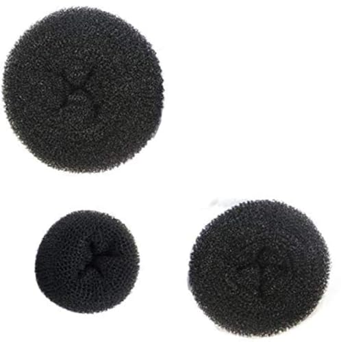 ماكينة صنع كعكة الشعر على شكل دونات من ابوتو، مجموعة من 3 قط...