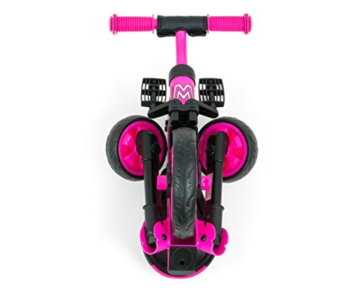 Dreirad Laufrad für Kinder 2in1 Grande Milly Mally, rosa – Bild 7