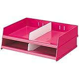 リヒトラブ フリーサイズレタートレー TEFFA 赤 A4 A7312-3