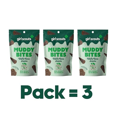 P&V Thin Mints Waffle Cone Snacks – 2.33oz Pouch (Pack of 3) | Crunchy Chocolate Mint Treats | Irresistible Girl Scout Cookie Flavor | Perfect Snack for On-the-Go & Dessert Lovers - Thumbnail 5