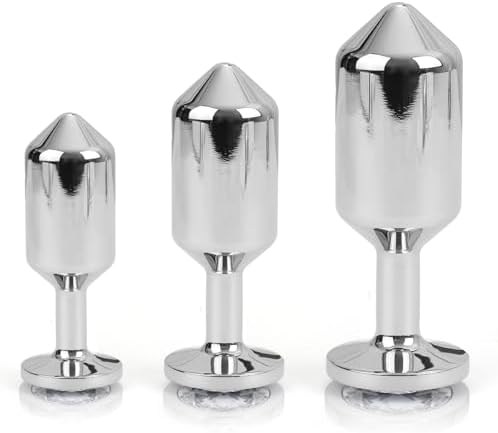 Amazon 3PCS Metal Weighted Anal Plugs With Luxury Jewel For Men amazon-3pcs-metal-weighted-anal-plugs-with-luxury-jewel-for-men