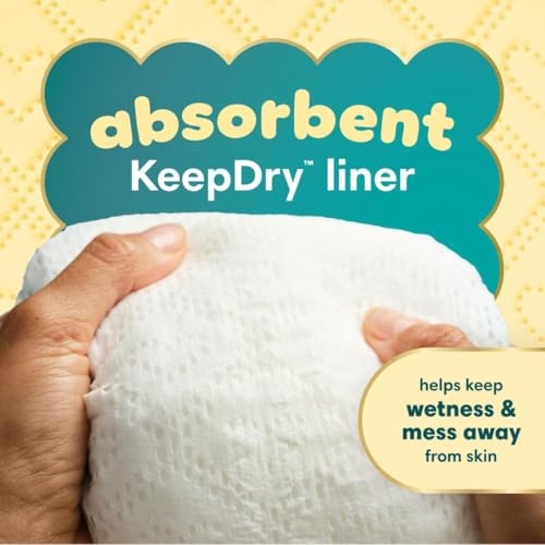 pampers swaddlers diapers size 5 20-37 lbs 132 count absorbent keeps baby dry and comfortable skin safe disposable baby diaper packaging may vary