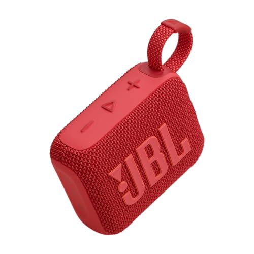 JBL Go 4 - Ultra-Portable, Waterproof and Dustproof Bluetooth Speaker, Big JBL Pro Sound with Punchy bass, 7-Hour Built-in Battery, Made in Part with Recycled Materials (Red) by JBL - Used condition - Image 6
