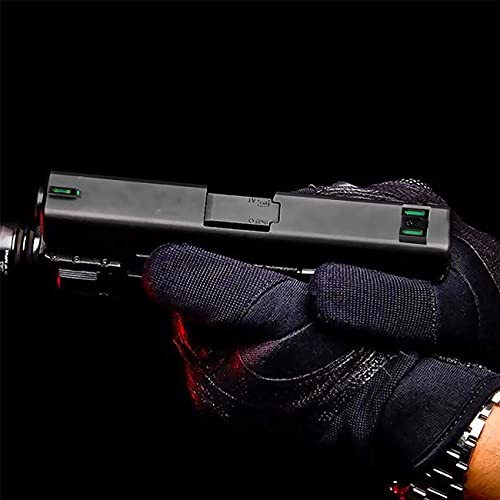 Night Sights Fiber-Optic Sights Front And Rear Sights Fits G17, 17L, 19, 22, 23, 24, 26, 27, 33, 34, 35, 38 And 39 (Excluding M.o.s. Models) (Red) #TOP2