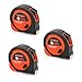 3 Pack Tape Measure 10FT/3M By HEIKIO, Metric and Inch Scale, Sturdy Mark for Easily Reading- Portable Measuring Tape H17005