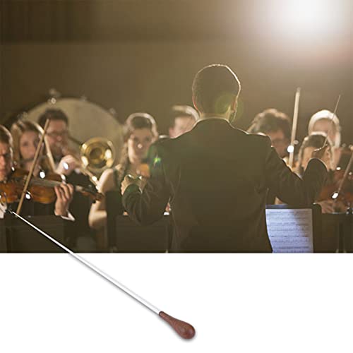 15inch Conductor Baton with Wood Handle Music Conductor Baton Orchestra Conductor Music Baton Stick for Symphony Leader Choral Director Accessories for Music Symphony Leader - Thumbnail 3