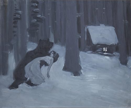 Toile Tatyanas Dream Eugene Onegin Korovin art décoratif bureau 60x90