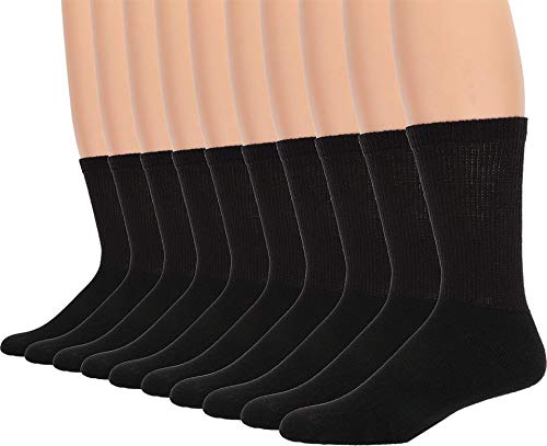 Hanes Men's Platinum 10-Pack Crew Socks