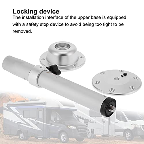 Sucie Table Legs, Pedestal Table Legs 19.3‑31.8In Aluminum Alloy Adjustable Height For Marine Boat Caravan For Yachts Rv Motorhome #TOP7