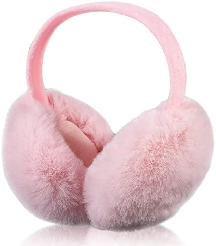 Lusofie Vrouwen Oorbeschermers Faux Fur Warm Oorbeschermers Winter Leuke Pluche Oor Warmer Oor Covers Oorbeschermers voor Winter, Zwart, Eén maat Lusofie Vrouwen Oorbeschermers Faux Fur Warm Oorbeschermers Winter Leuke Pluche Oor Warmer Oor Covers Oorbeschermers voor Winter, Zwart, Eén maat