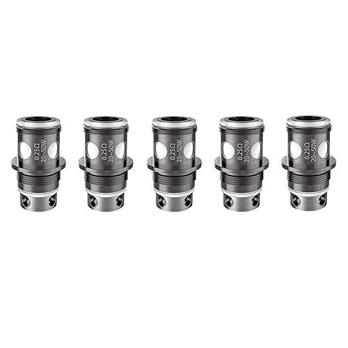 Vaptio replacemen Bobina per C2/Solo 2 kit 0.25ohm Bobina Testa E-Sigaretta Confezione da 5 pz