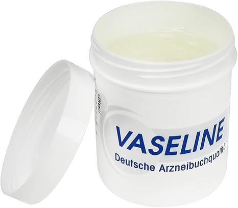 com-four Set of 3 White Vaseline 3 x 100 ml – Protects Your Skin and Makes It Smooth
