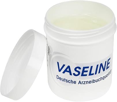 com-four Set of 3 White Vaseline 3 x 100 ml – Protects Your Skin and Makes It Smooth