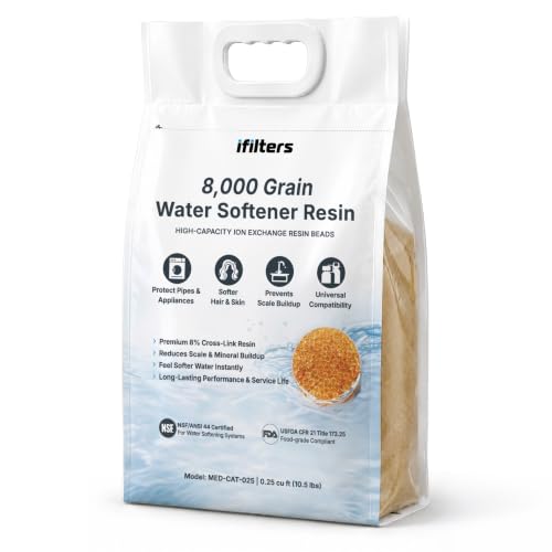 Water Softener Resin Media Replacement, 1/4 Cu Ft...