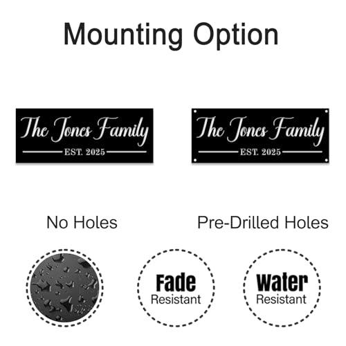 Personalized Family Name Metal Wall Art Sign – Custom Last Name Plaque for Weddings, Housewarmings, and Rustic Home Decor - Image 7