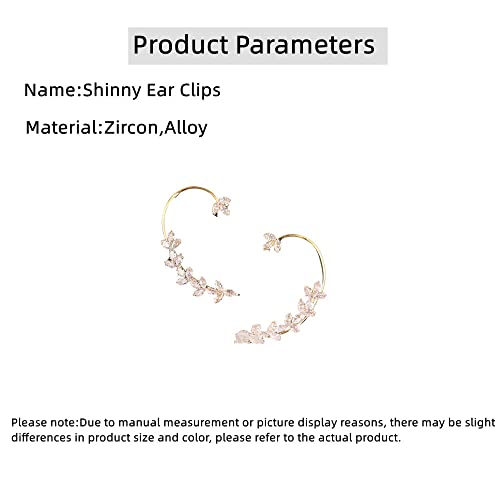Zudaling 2Pcs Earrings Hook Without Pierced Ear Bone Clip Ear Clip #TOP6