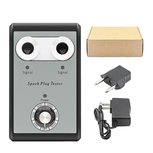 Walopola Tester per bobine di accensione di motori automobilistici, strumenti per candele e accensione,Tester per plug analizzatore con doppia spina | Strumenti di accensione Spark Tester di
