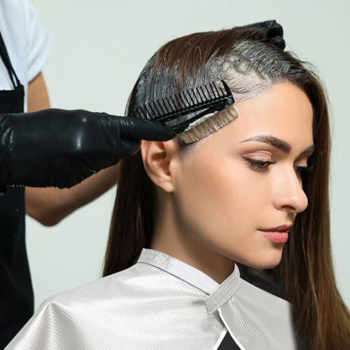 Capa Profesional para Tintes de Cabello Blanca Ligera Unisex miniatura 5