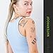 Looks like a real tattoo! 25 Premium quality 3 Week Lasting Fake Tattoo Sticker, Swift Pop Singer Taylor Inspired, Waterproof tattoes on the back, fingers, arm, thigh or neck.
