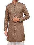 Runcati Mens Kurta Sherwani Coats Kaftan Indian Ethnic Royal Textured Suits