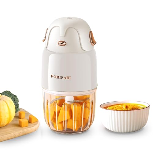 Baby Food Maker – Baby Food Processor Baby Food Blender for Baby Food, Fruit, Vegatable, Meat, Baby Food Puree Maker Make Fresh and Nutritious Meals for Your Little One (White), 300ml