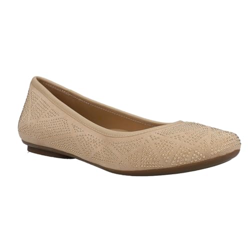 VANELi Womens Susan Studded Ballet Flats Casual - Beige2