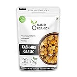 Admart Namo Organics - Kashmiri Garlic Lehsun - 500 Gm - Sourced from Indian Himalayas, Single Clove, Kashmiri Lahsun Ek Pothi, Snow Mountain Garlic
