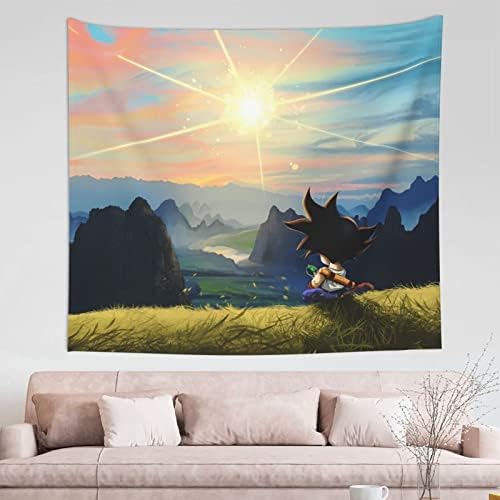 Kkseuza Tapestry Wall Hanging, 3D Wall Tapestry Anime Tapestries Wall Art Aesthetic Home Decorations for Living Room Bedroom Dorm Decor (Scenery, 50x60in)