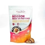 Bebida alta en proteínas sabor galleta-crema - Maxi Bolsa 450 gr para preparar 18 bebidas - Rica en proteínas