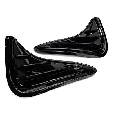BXZ Front Bumper Insert Pair Fog Light Lamp Opening Cover Pair For 2017 2018 2019 Corolla LE CE XLE L
