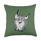 Disney Zootopia 2 Pawbert Lynx Big Face Halloween Costume Throw Pillow
