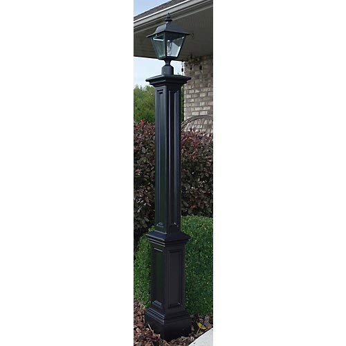 Mayne 5837-BK Signature Lamp Post Decorative Post Only, Black - Thumbnail 4