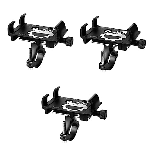 INOOMP 3 peças de suporte para celular de ciclismo, guidão de motocicleta, suporte para smartphone,