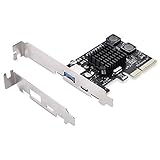 【Langlebig】Die PCI-E X4-Schnittstelle verwendet die Technologie des verdickten Goldes, um den Kontakt zuverlässiger, die Übertragung stabiler, weniger anfällig für Paketverlust und -verzerrung zu machen und das 10.000-fache Einfügen und Entfernen zu erreichen. Gilt für PCI-E X4, X8, X16, nicht für PCI-E X1 und PCI.