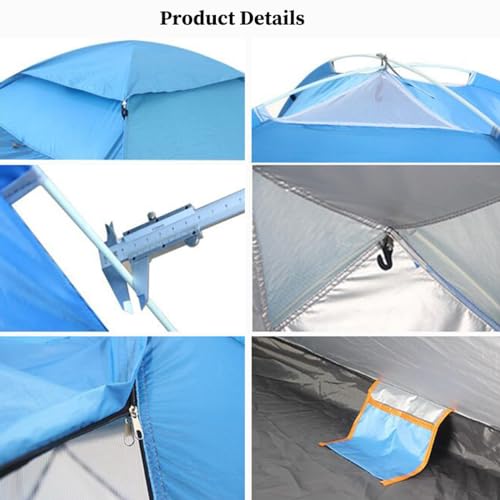 Carpa Instantánea Pop Up para Camping 3-4 Personas Azul miniatura 6