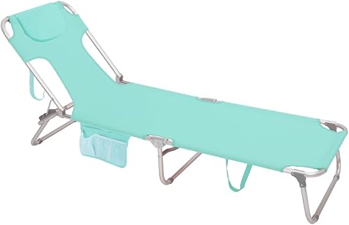 Miniatura 11 de SUNNYFEEL Silla de playa para adultos con agujero facial, mochila reclinable, silla de playa reclinable, silla de bronceado boca abajo, catre