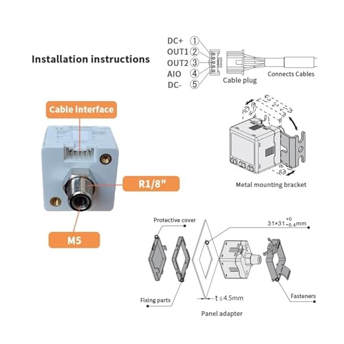 Manomètre de mesure de vide MS30 pour résoudre les pannes de pression d'air