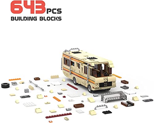Sayotoo Breaking Car Bad Rv Building Kit; House Car Building Block For Ages 10+, Collectible Building Toy, Creative Building Bricks For Tv Fans, New 2022 (656 Pieces),11.02 X 3.94 X 5.12 Inches #TOP6