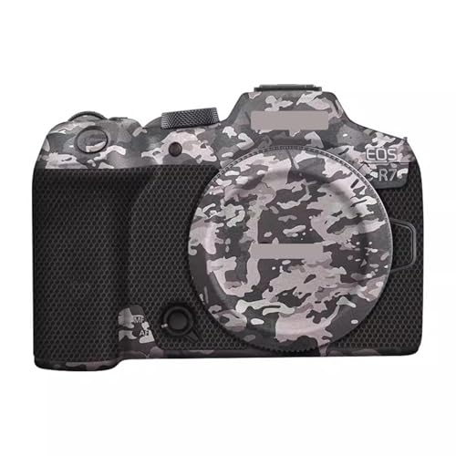 に適合する Canon EOS R7用カメラスキン傷防止ビニールラップ漫画フィルムボディプロテクターコート写真アクセサリーステッカー(フィールドカモフラージュ)