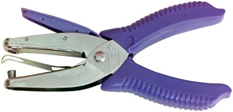 McGill 2" Reach Punchline Hole Punch, 1/8 Inch Round, Chrome/Purple (MCG52400C) image 2