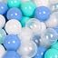 L-Blue, Green,White&Clear
