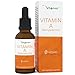 Produktbild Vitamin A Tropfen hochdosiert - 70ml (2380 Tropfen) - Premium: Echtes Vitamin A Ester (Retinylpalmitat) in MCT-Öl - Ohne Alkohol - Laborgeprüft - Vegan