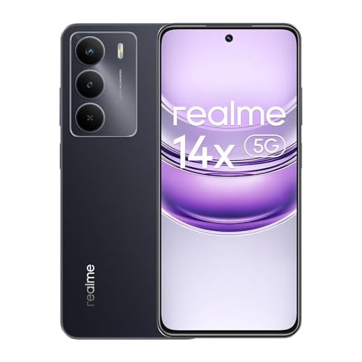 realme 14x 5G Smartphone 8+256GB, MediaTek Dimensity 6300, Fotocamera da 50MP, Display curvo da 120Hz, Batteria massiva da 5000mAh, Cellulari Android 15, Octa-core, Nero (senza adattatore)