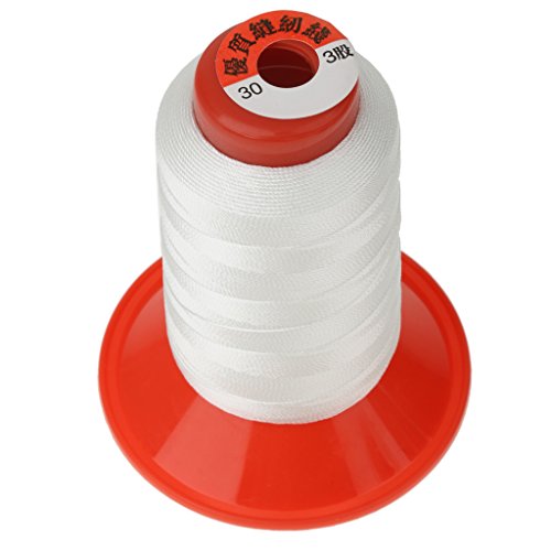 #N/A 2 peças 500 m fio de costura de nylon para tenda, couro, bolsa, sapatos, lona