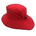 LLmoway Womens UPF50+ Outdoor Wide Brim Packable Sun Hat Dry Fit Fishing Camping Hats Adjustable Red