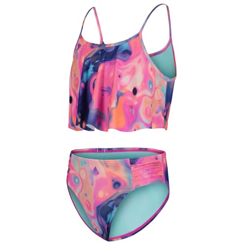 Image of Under Armour Girls' Two Piece Bikini Swimsuit, UPF 50+ Sun Protection, Quick Drying Bathing Suit