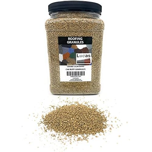 Roofing Granules 6 lb Bottle (C68 Buff)