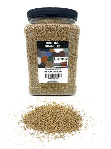 Roofing Granules 6 Lb Bottle (C68 Buff) #TOP14