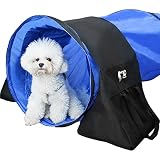 GeerDuo 2 Pack Dog Agility Tunnel Sandbags, Dog Agility Equipment, Dog Agility Training (Black)